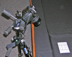 camera on tripod